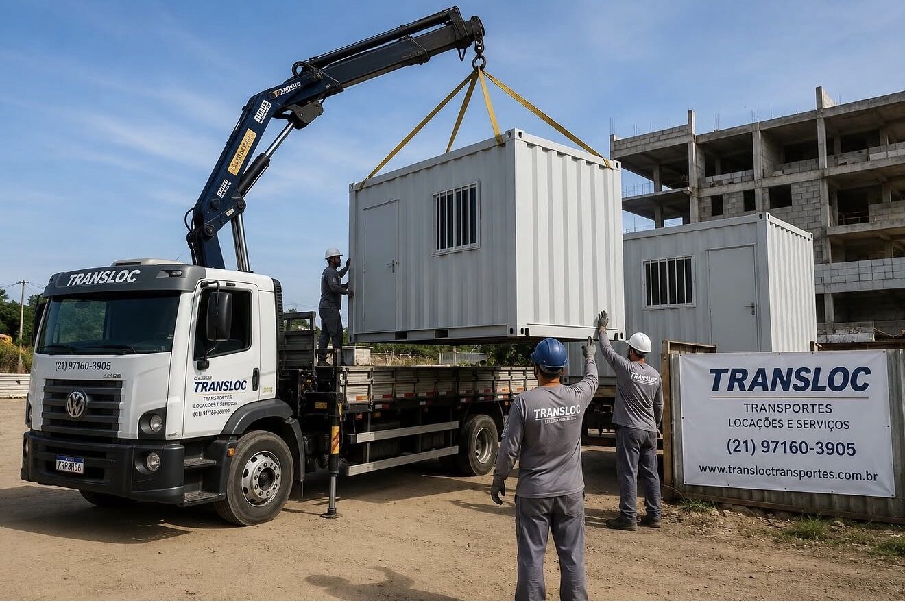 Transporte de cargas e equipamentos